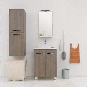 Composizione lavanderia con accessori 