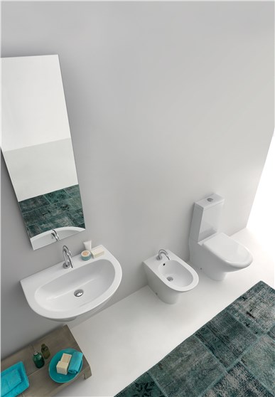 Lavabo 70 sopseso cod 3740, Vaso monoblocco unico cod 3717, Vaso monoblocco unico cod 3781, bidet cod 3720