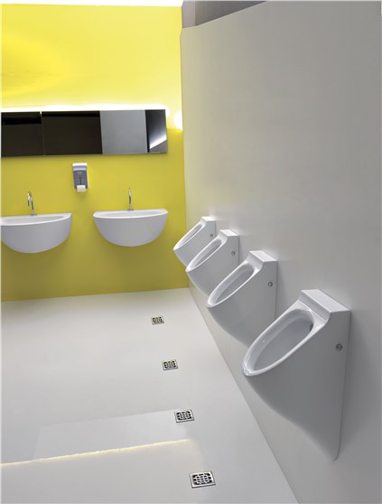 Lavabo 70 sopseso cod 3740, orinatoio sospeso cod 3735