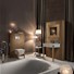 vasca con gambe in frassino scuro cod 3950, lavabo con coppia gambe in frassino scuro cod 1