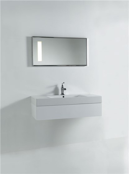 Lavabo 100x45 con mobile sospeso 1 cassetto cod 3550_9154