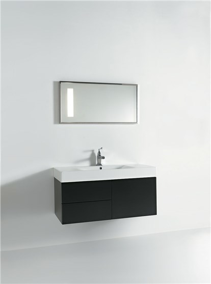 Lavabo 100x45 con mobile sospeso 2 cassetti cod 3550_9155