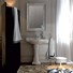 Lavabo 69x45 con colonna cod 1046, Lavabo 73x45 con colonna cod 1047