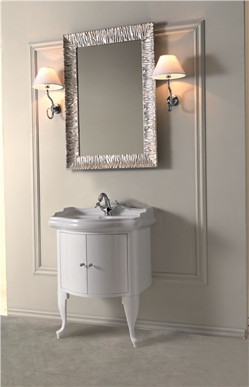 Lavabo 69x45 con colonna cod 1046