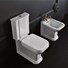 Close coupled wc pan con cassetta monoblocco cod 4117, Close coupled wc pan con cassetta monoblocco cod 4181, Bidet “PROLUNGATO” cod 4120